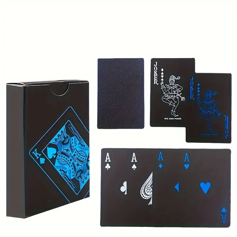 Waterproof PVC Illusionist Poker Cards - Durable & Aesthetically Enhanced Design - Perfect for Game Nights, Parties & Family Fun