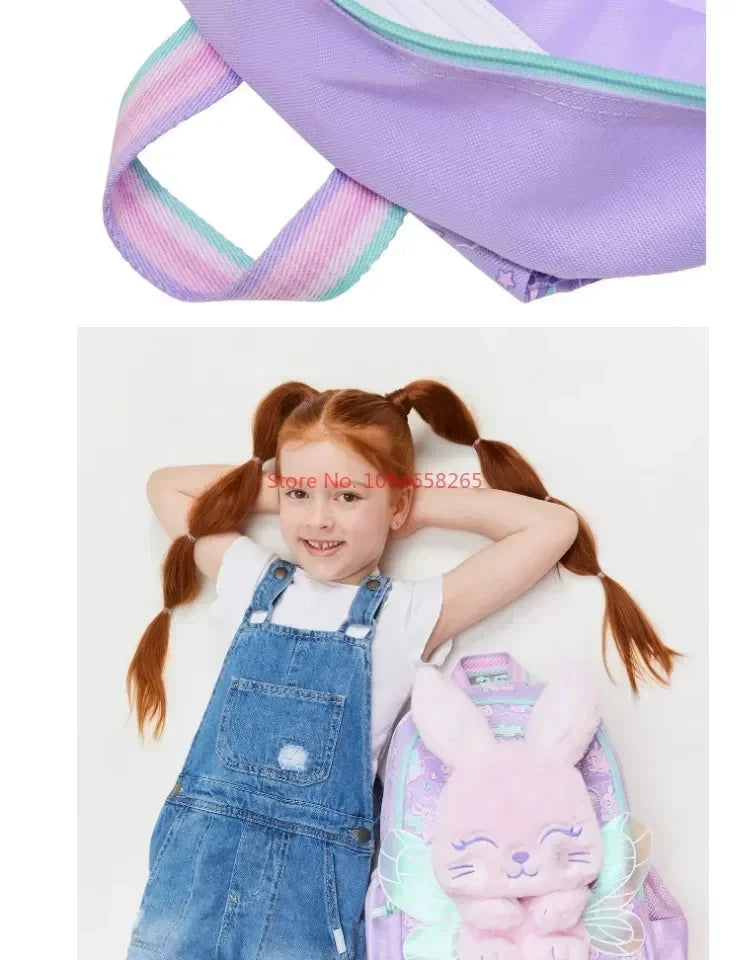 Genuine Australia Smiggle Backpack Angel Rabbit School Bag Cartoon Series Anime Backpack Student Gift Separate Purchases