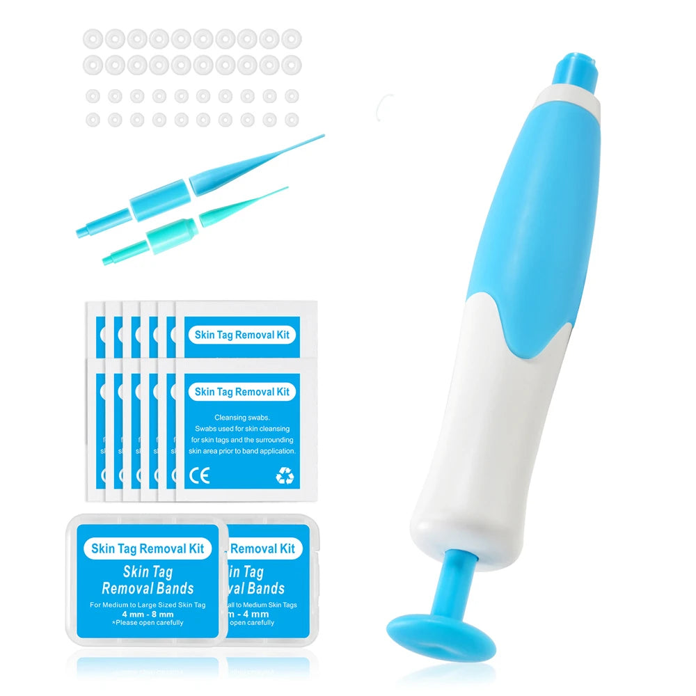 2 IN 1 Auto Micro Skin Tag Remover Device Standard And Micro Skin Tag Removal Kit Adult Mole Wart Remover Face Care Beauty Tools