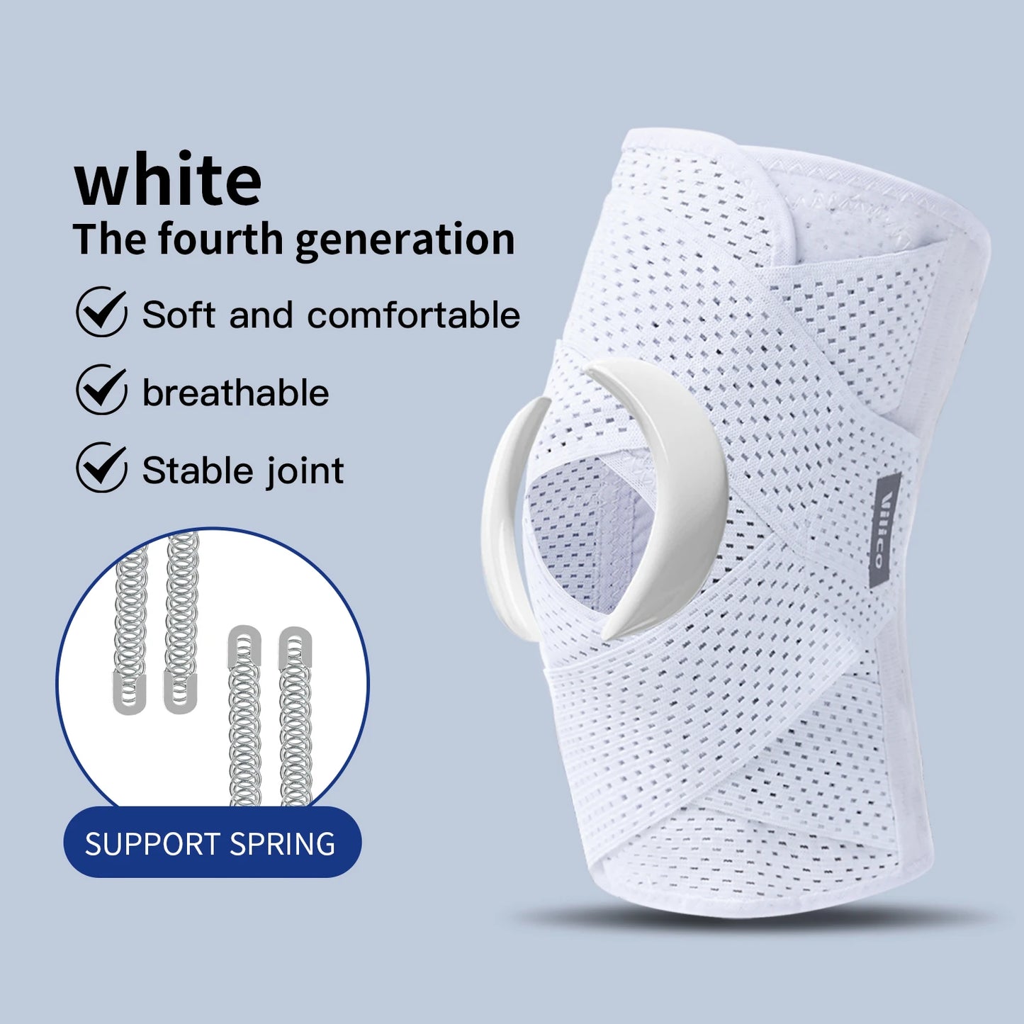 1PC Sports Kneepad Men Women Pressurized Elastic Knee Pads Arthritis Joints Protector Fitness Gear Volleyball Brace Protector