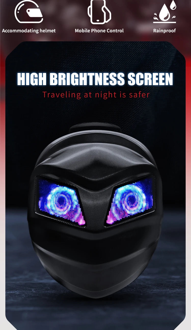 LED Travel Backpack For Men Hard Shell Motorcycle Cycling Helmet eye Backpack for woman Business Travel school Laptop Backpack