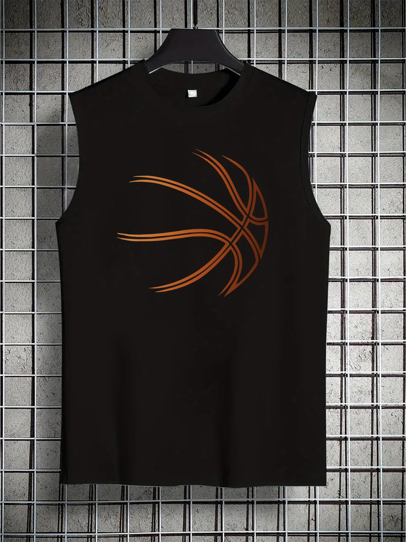 🏀 Men’s Summer Sleeveless Tank Top Basketball Pattern Print | Loose Fit | Comfortable & Breathable | Fitness & Leisure