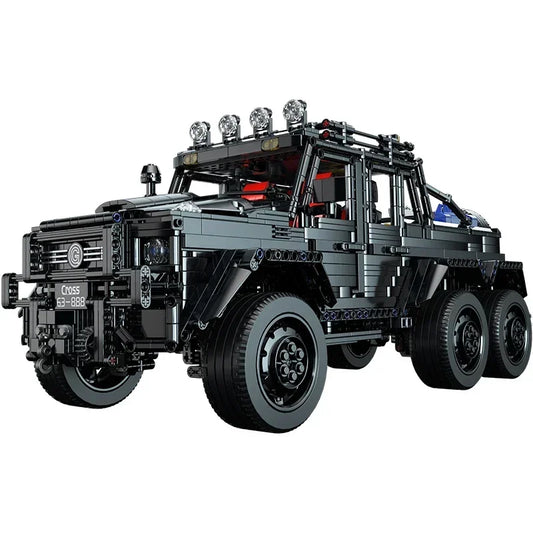 شاحنة بيك أب GrabliWorld MudRaptor™ 6x6 - مجموعة مكعبات الطرق الوعرة 3224 قطعة (مقياس 1:8)