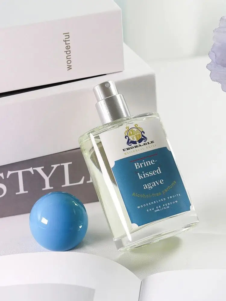 Parfum Azure Breeze Eau de Toilette for Men Fresh Woody Alcohol-Free Perfume with Cedarwood Vetiver Cologne Pink Pepper Mint