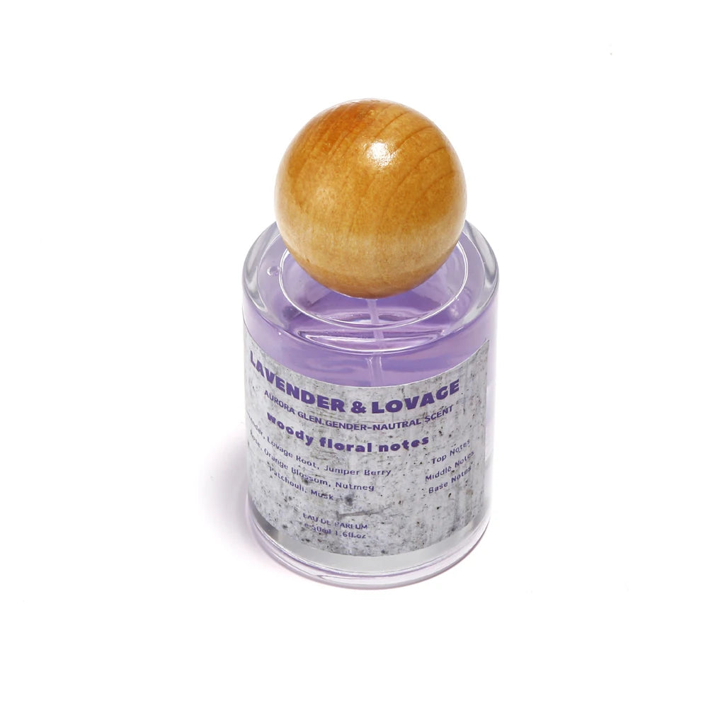 Lavender Woody Floral Eau de Parfum - Unisex Perfume with Musk, Patchouli & Rose | 50ML Long-Lasting Fragrance for Women & Men