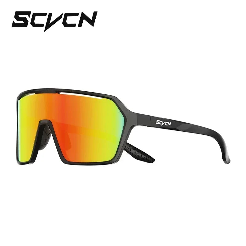 SCVCN Sunglasses for Men Cycling Glasses Fashion Photochromic Women Bike Mountain Road Bicycle Eyewear Cycle Goggles UV400 MTB