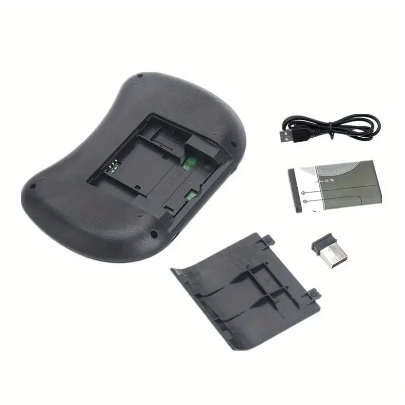 I8 Mini Wireless Keyboard 2.4G English Lithium RGB Colorful Backlit Air Mouse with Touchpad for Android TV Box PC