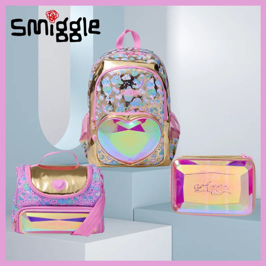 Genuine Australia Smiggle Backpack School Bag Cartoon Series Anime Backpack Student Gift Separate Purchases