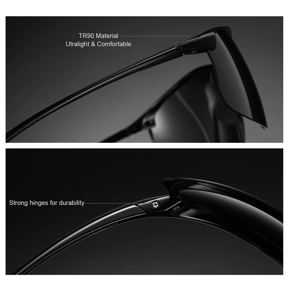 BARCUR Sports P-Cycling Sunglasses Male Polarized Sun Glasses for Men Women Utra Light Travel Fishing Eyewear Accessory Oculos