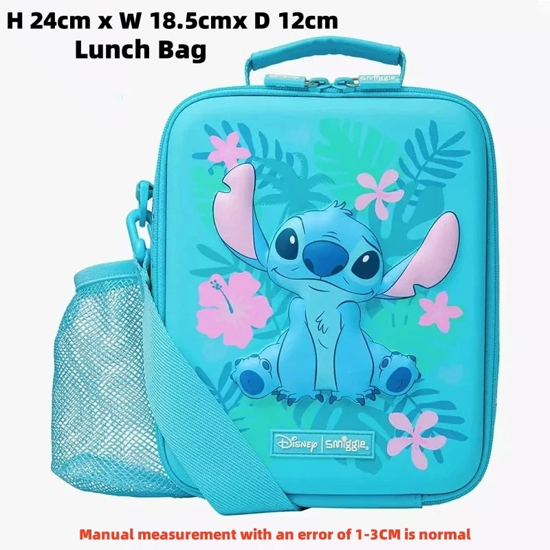 Genuine Australia Smiggle Backpack Disney Cartoon Series Stitch School Bag Anime Backpack Student Gift Separate Purchases