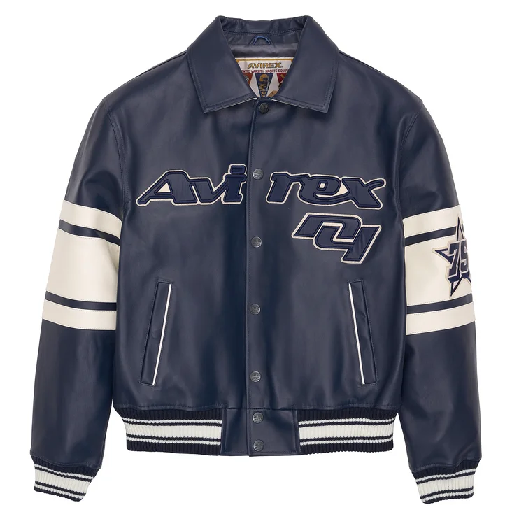 Men's Clothing Genuine Leather Jacket with American Size French Lamb Leather Embroidery Autumn Winter Classic Warm Casual Coat