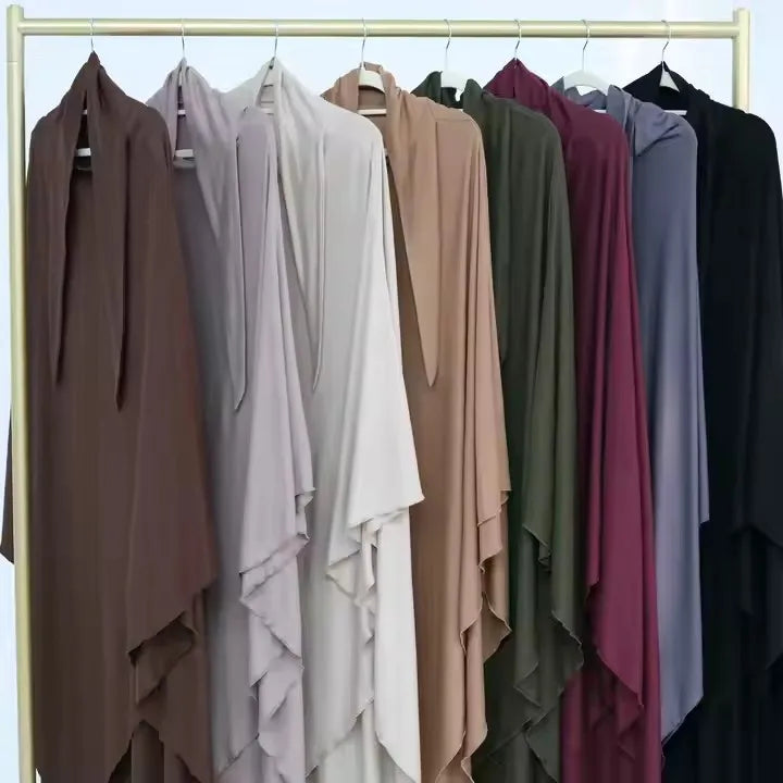 Muslim Full Cover Hijab Turban for Women Islamic Prayer Headwraps Shawl Arab Scarf Instant Headband Ramadan Eid Turkey Khimar