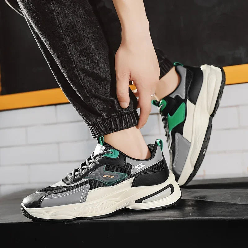 2025Men Walking Shoes Flat Outdoor Jogging Mesh Sports Breathable Wear-resistant Comfortale Casual Tennis Shoes for Men
