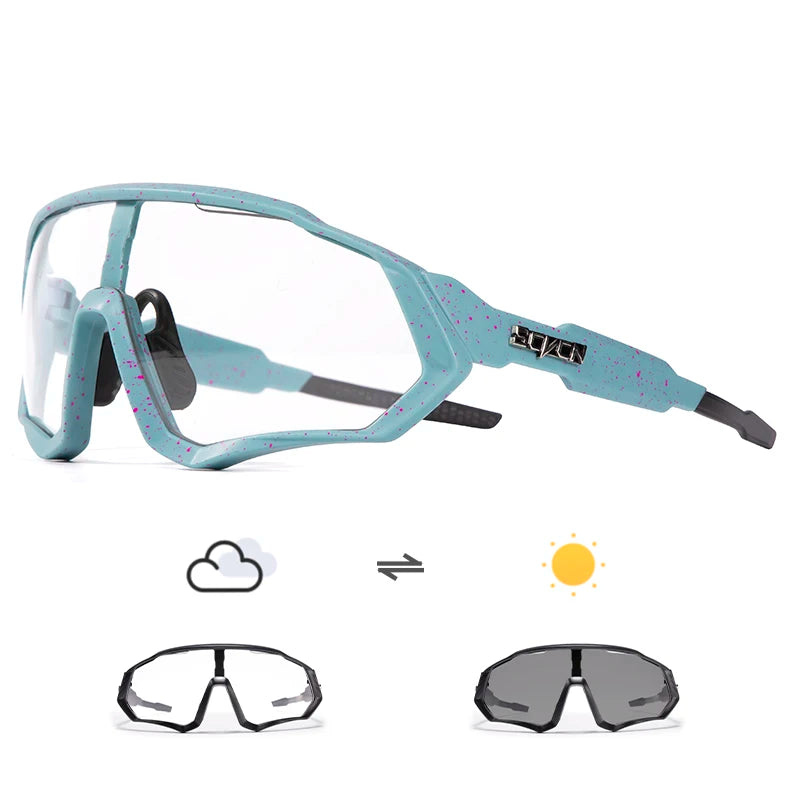 SCVCN Cycling Glasses Road Bike Eyewear Men Sports Eyewear Women Outdoor Goggles UV400 Bicycle Cycling Photochromic Sunglasses