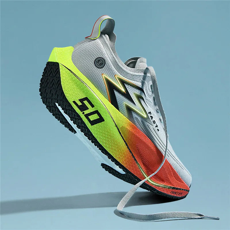 Men's Sports Shoes Cushioning Non-Slip Flat Wear Resistant Sneakers Mesh Breathable Platform Soft Running Shoes for Man
