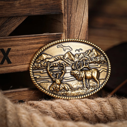 Western Cowboy letter belt buckle - stylish and unique stylish waist accessory
