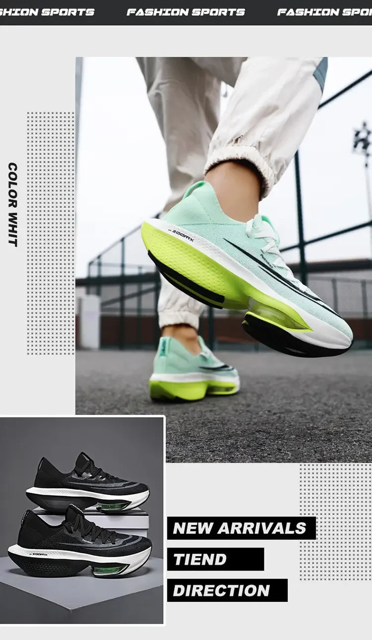 Fashion trend hollow breathable sports shoes comfortable wear-resistant couple running shoes lightweight sports shoes