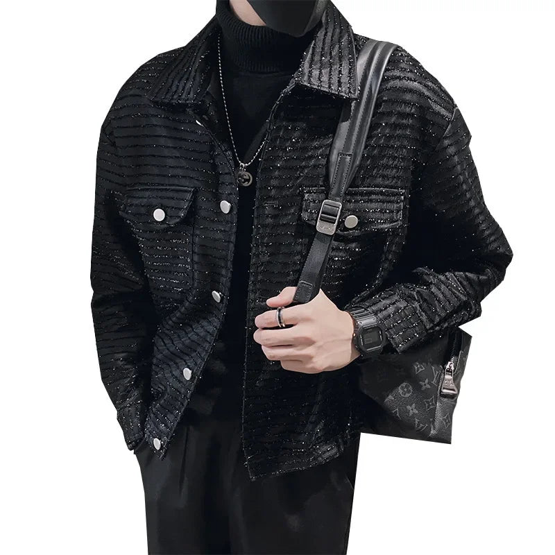Men's High-End Casual Jacket – Spring Autumn Lightweight Trendy Blazer