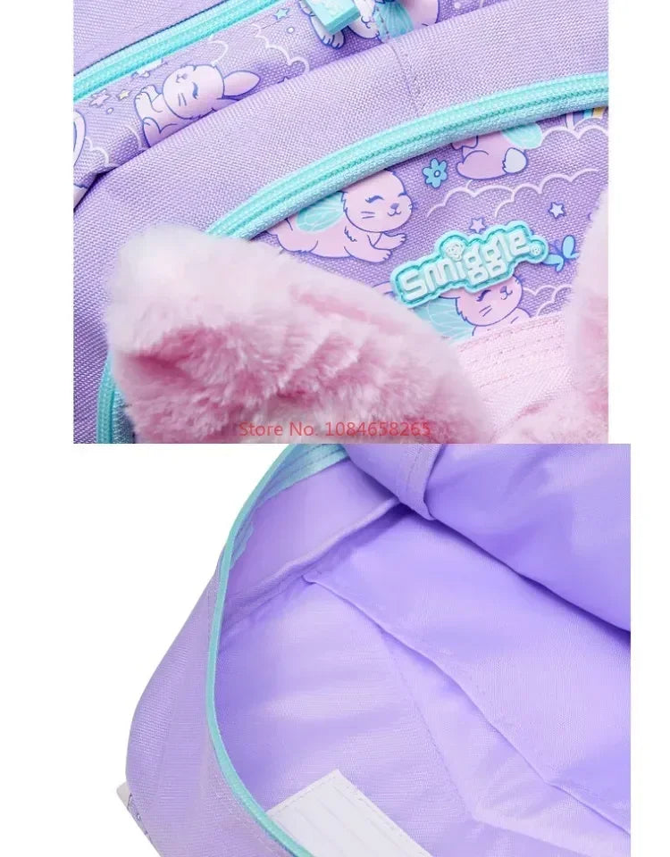 Genuine Australia Smiggle Backpack Angel Rabbit School Bag Cartoon Series Anime Backpack Student Gift Separate Purchases
