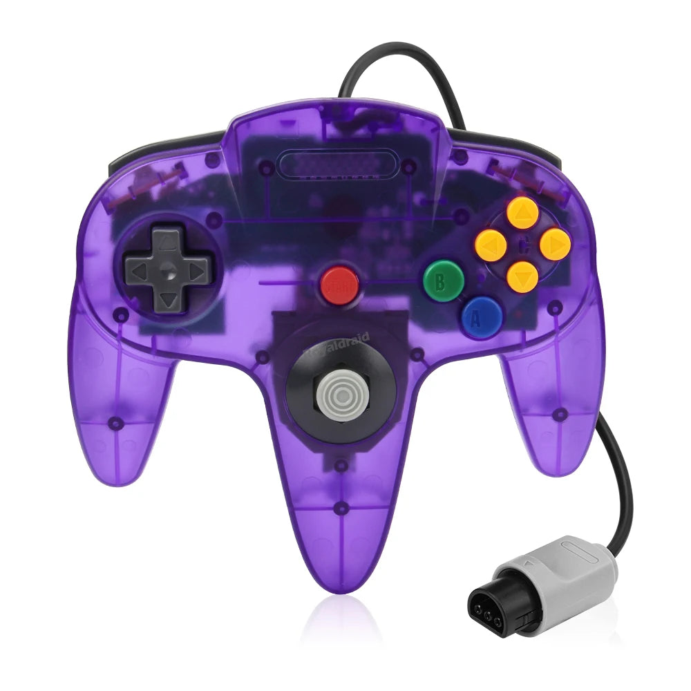 8 Colors For N64 Controller Classic Wired Remote Control Gamepad Gaming Joystick Retro Video Game System For N64 Console Joypads