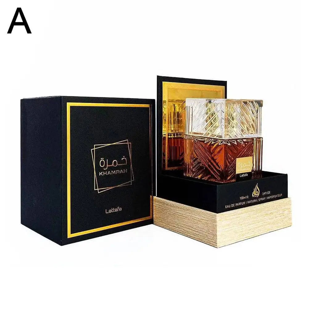 100ml Lattafa Khamrah Qahwa 3.4 Oz Eau De Toilette For Men And Women Perfume Middle East Arab Dubai Perfume