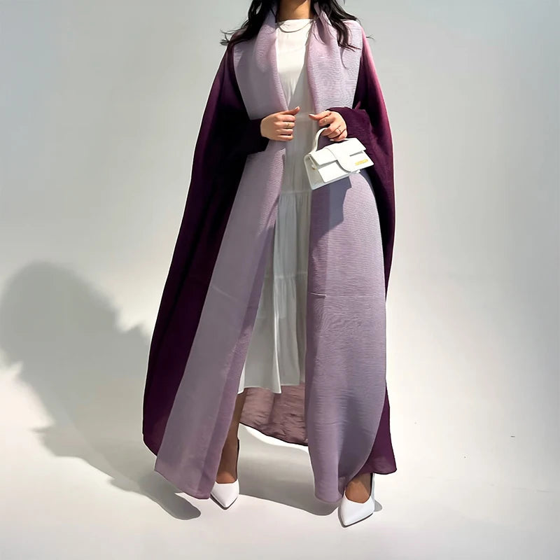 Arabic Clothes Woman Luxury Causal Print Long Coat For Muslim Women Abaya Butterfly Dubai Ramadan 2025 Femme Plus Size Clothing
