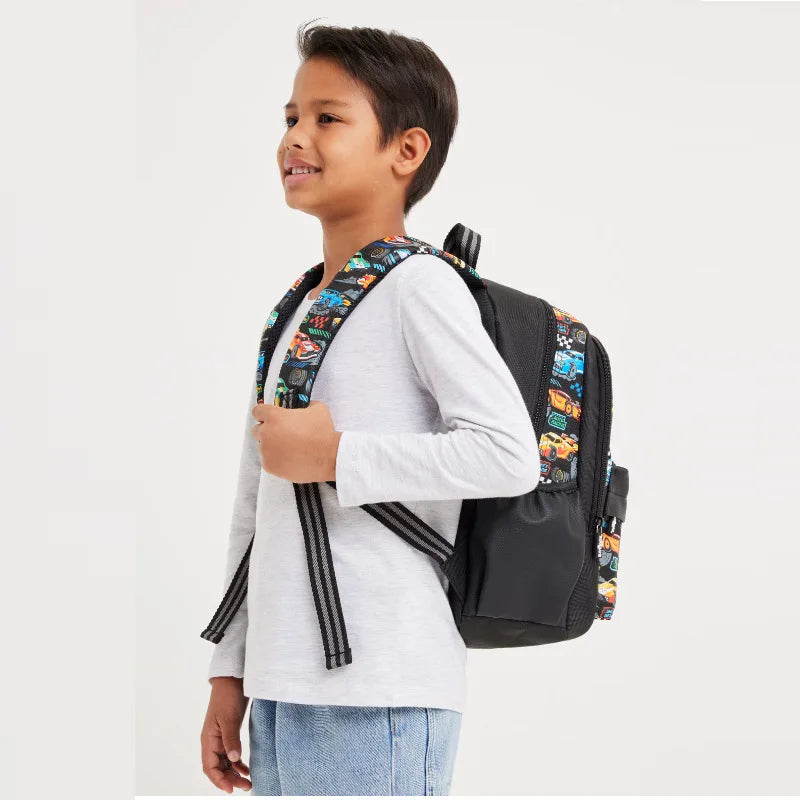Genuine Australia Smiggle Backpack School Bag Race Car Cartoon Series Anime Backpack Student Gift Separate Purchases