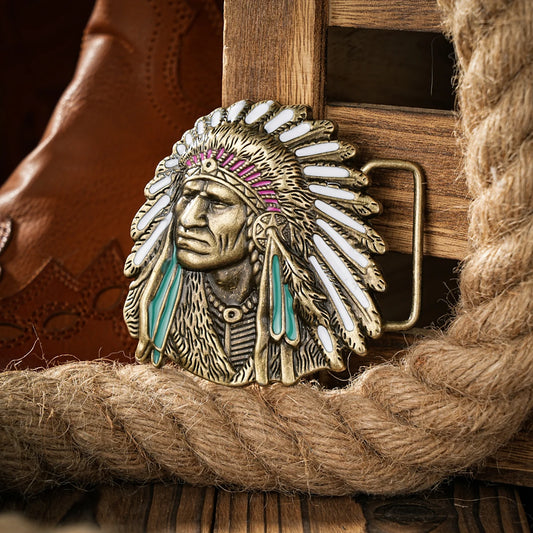 Western style plate buckle one