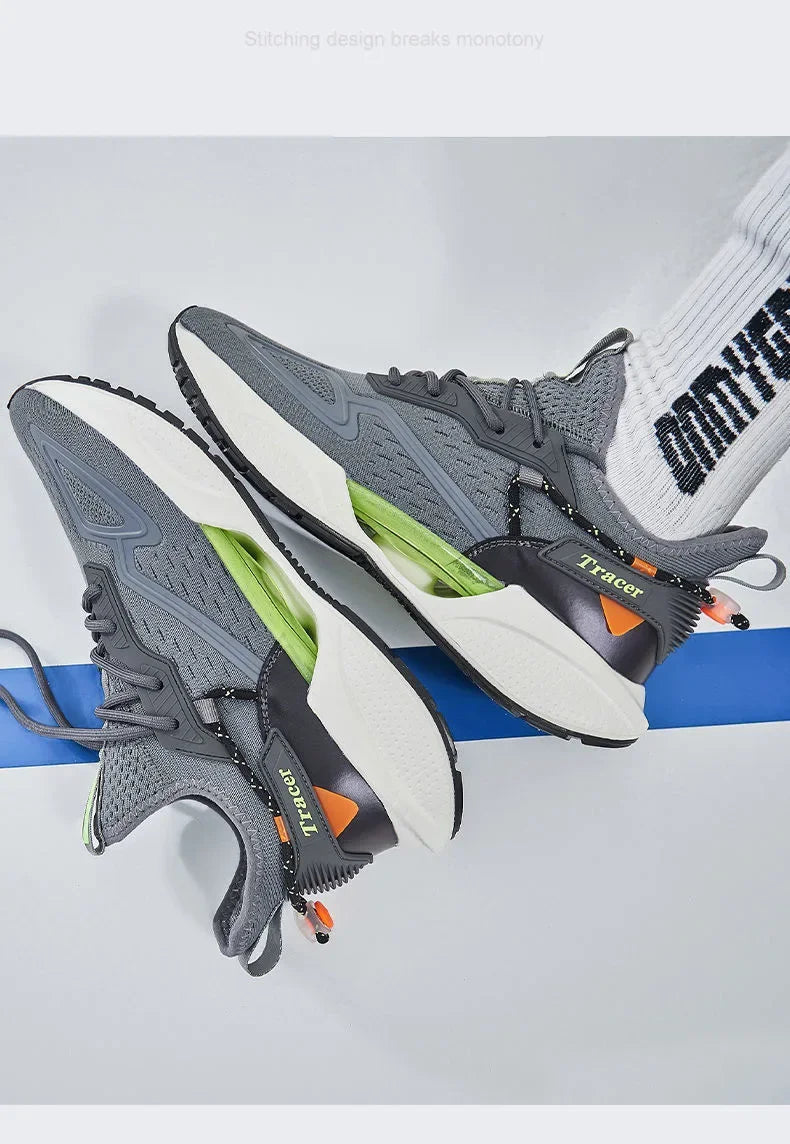Men Casual Sneakers Running Shoes Fashion Outdoor Sneaker Fashion Sports Shoes Mesh Breathable Cushioning Basketball Footwear