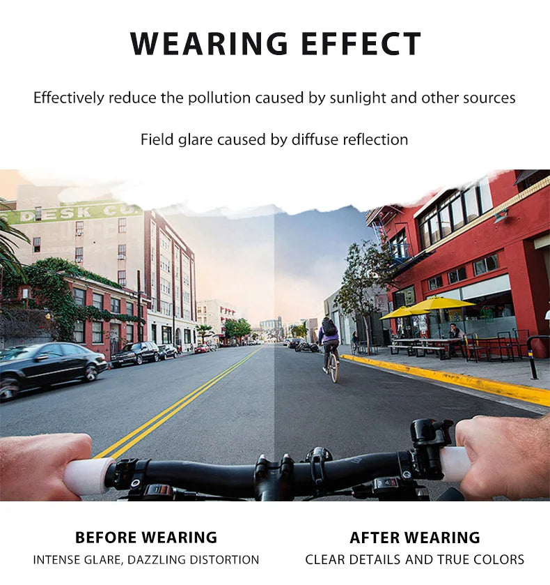 Fashion Hot Sunglasses Bike Cycling Glasses Sports for Men Road Bicycle UV400 Goggles Travel Glasses Outdoor Trendy Cool Glasses