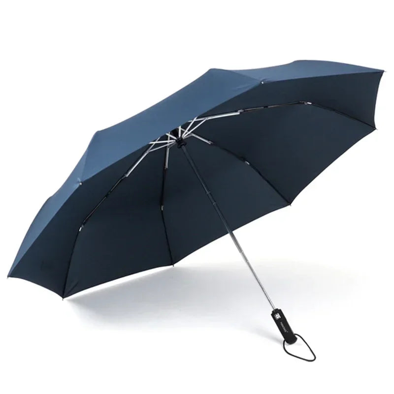 Parachase Large Rain Umbrella Men 120cm Big Folding Automatic Umbrellas Windproof 8K Outdoor Parasol Umbrella Corporation