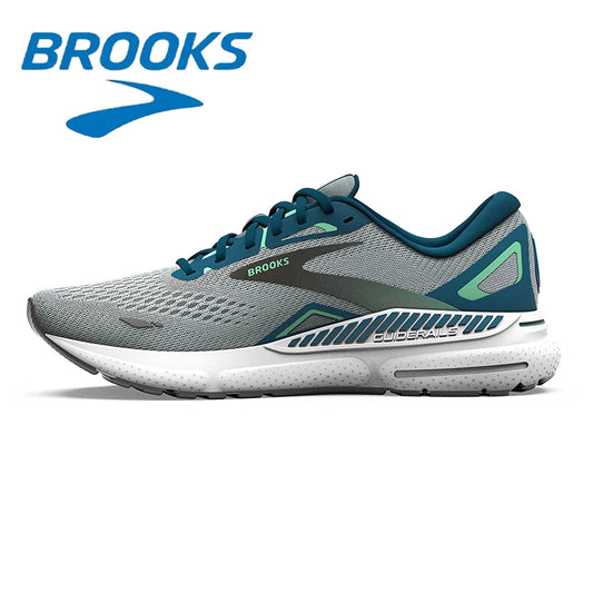 Brooks GTS 23 Moroccan Blue Fashion Men's Running Shoes Breathable Lightweight Daily Casual Sports Shoes Men Sneakers