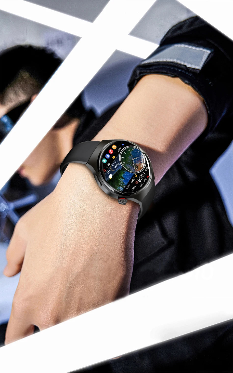 LIGE New Smart Watch Men 1.52 inch Full touch Screen  Bluetooth Call Heart Rate Waterproof Men SmartWatch For GPS Sport Tracker