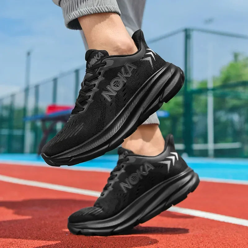 Marathon Sports Running Shoes Men Breathable Lightweight Sneakers Comfortable Athletic Nonskid Leisure Outdoor Sneakers for Men