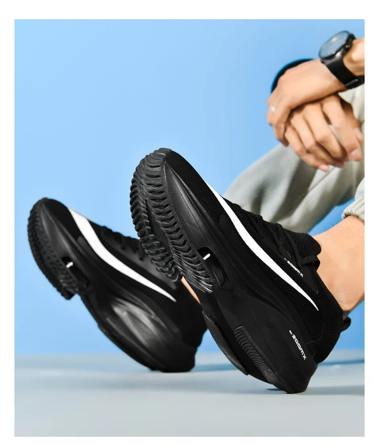 Outdoor Marathon Couple Sneaker Height Increasing Running Shoes for Men Original Soft Walking Tenis Boys Girls Sport Footwear 46