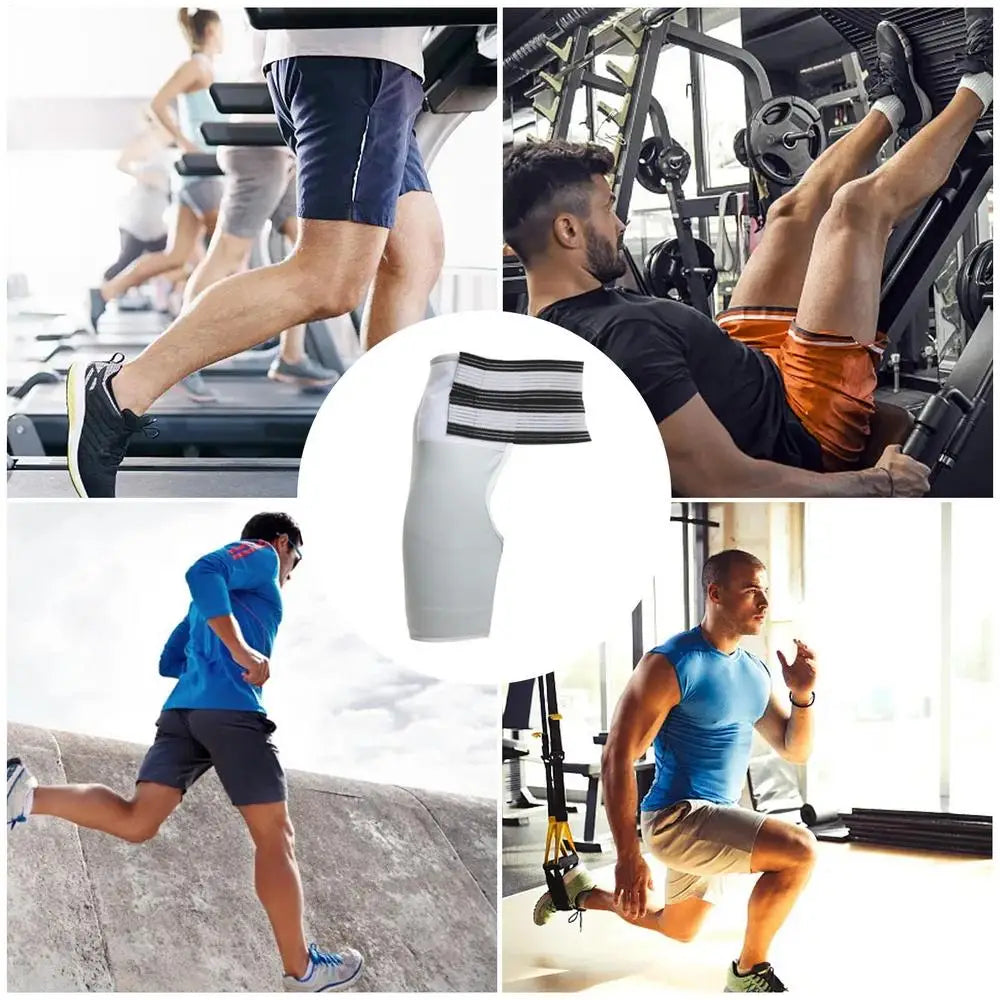 Hip Support Brace Adjustable Joint Support Stabilizer Hip Sleeve leg and groin protection straps For High Hamstring Pulled