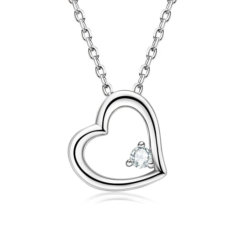 Lnngy 925 Sterling Silver Pear Cut Artificial Emerald Pendant Necklace Colorful Birthday Stone Necklaces Jewelry for Friends