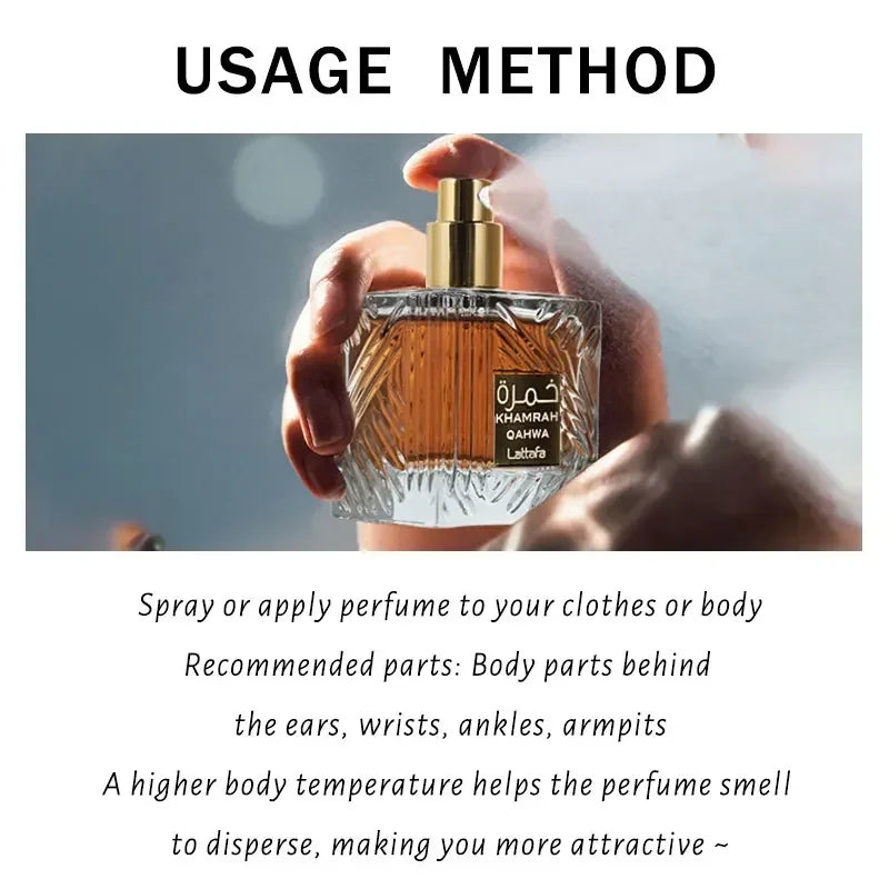عطر خمرة الأصلي 100 مل أو دي بارفان، عطور رجالية فاخرة طويلة الأمد، مجموعة مميزة، عطر خشبي حار، بخاخ للجسم للجنسين