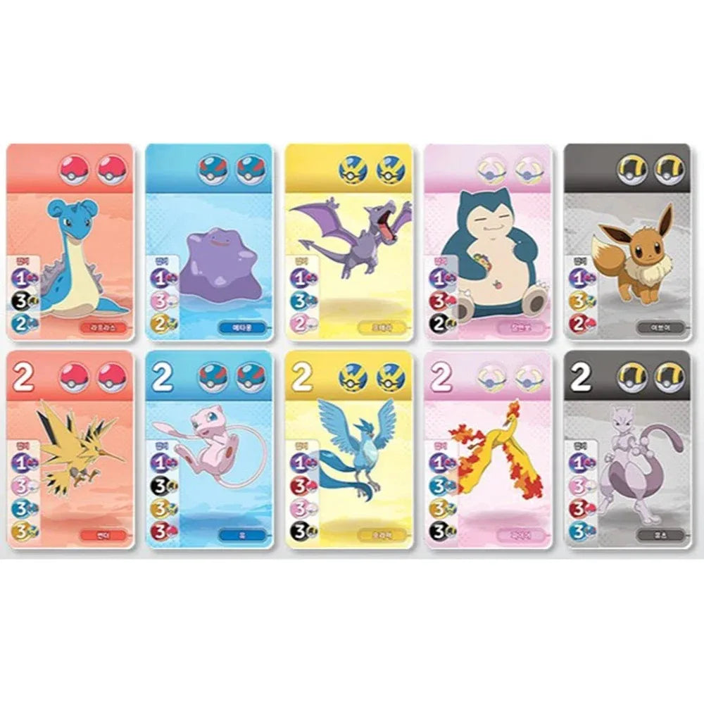 Pokémon Edition Board Game Korean Version Card Game Introductory Strategy Pokémon Party Game Family Holiday Game Birthday Gifts