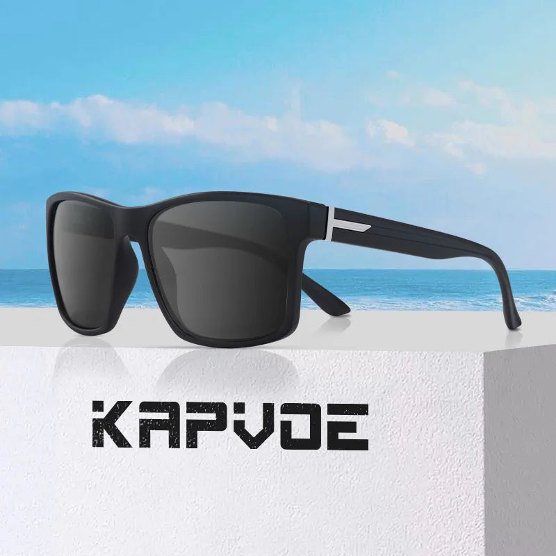 Kapvoe Men Fashion Sunglasses Luxury Polarized Glasses for Driving Fishing Cycling Glasses Golf Women Bike Goggles Retro Shades