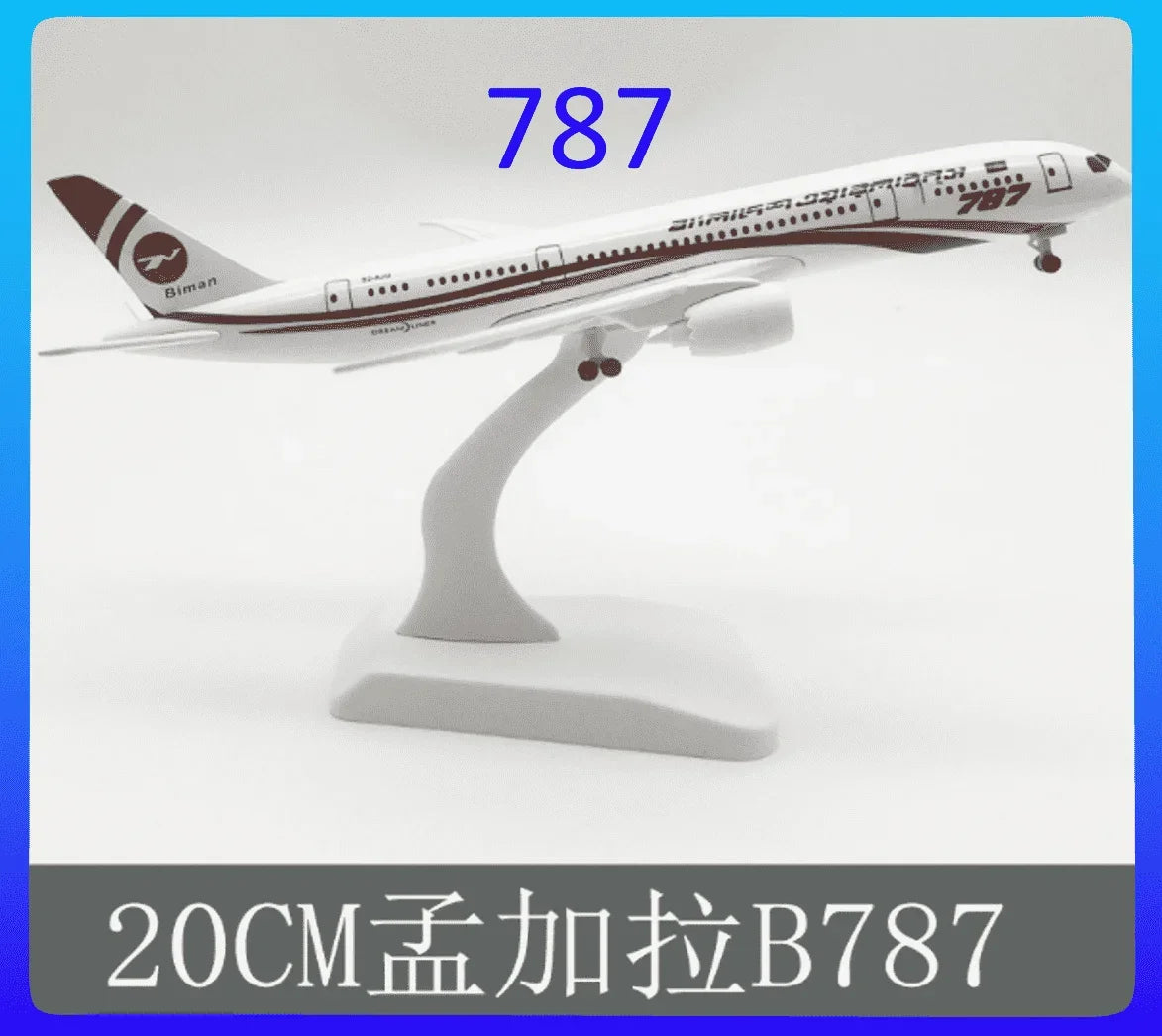 Multiple Simulation Of  Boeing 747 737  757 777 787 Aircraft Model 20cm Alloy Metal Airplane Plane  Decoration Ornaments