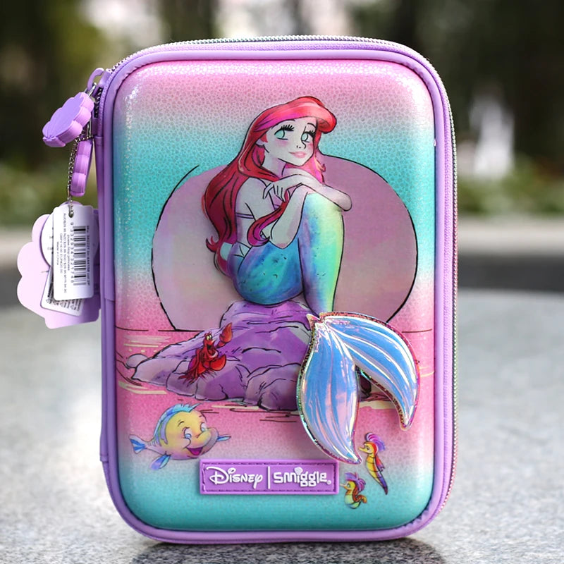 Genuine Australia Smiggle Backpack Disney Mermaid Stationery School Bag Lunch Bag Anime Backpack Student Gift Separate Purchases