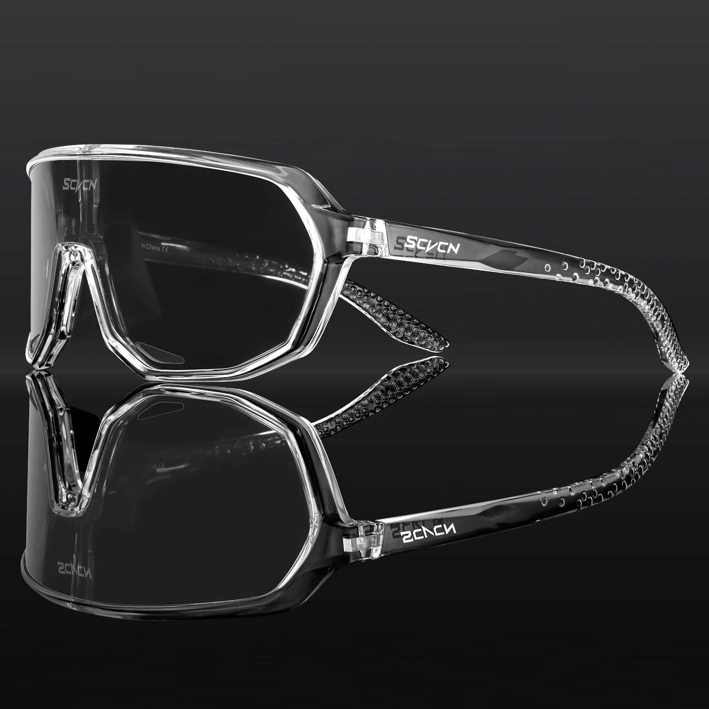 Scvcn Sunglasses Cycling Glasses Photochromic Sports for Men Sun Mountain Bike Road Bicycle Eyewear Goggles UV400 Polarized MTB