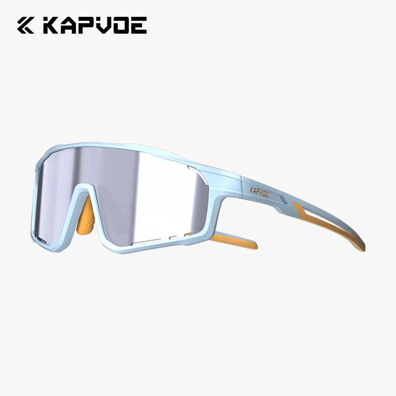 KAPVOE New Bicycle Outdoor Cycling Glasses Outdoor Sports Sunglasses Children Bike Eyewear  MTB Bicycle UV400 Hiking Goggles