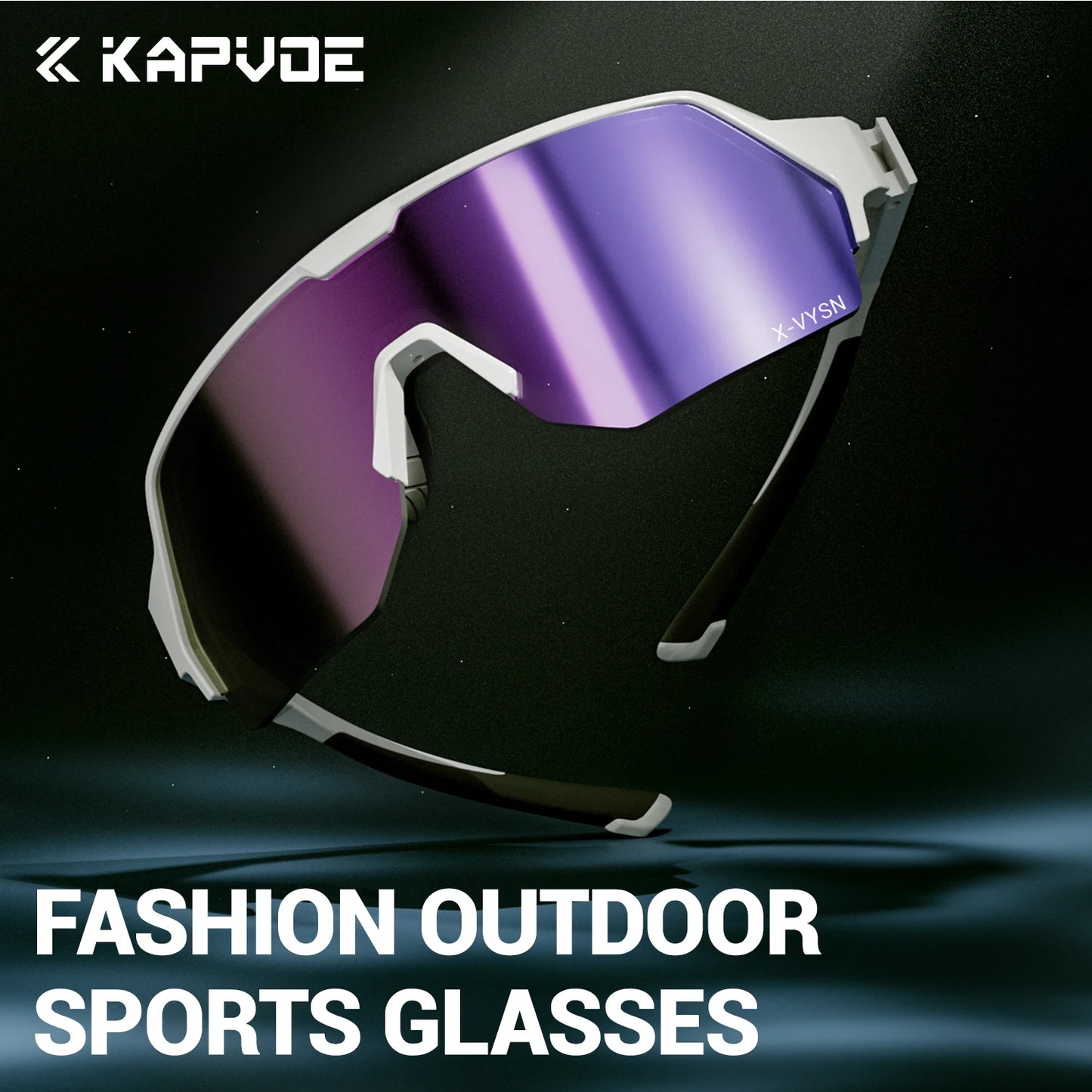 KAPVOE Outdoor Cycling Sunglasses Men MTB Glasses Bike Cycling UV400 Eyewear Women Bicycle New Mountain Sports Hiking Eyewear