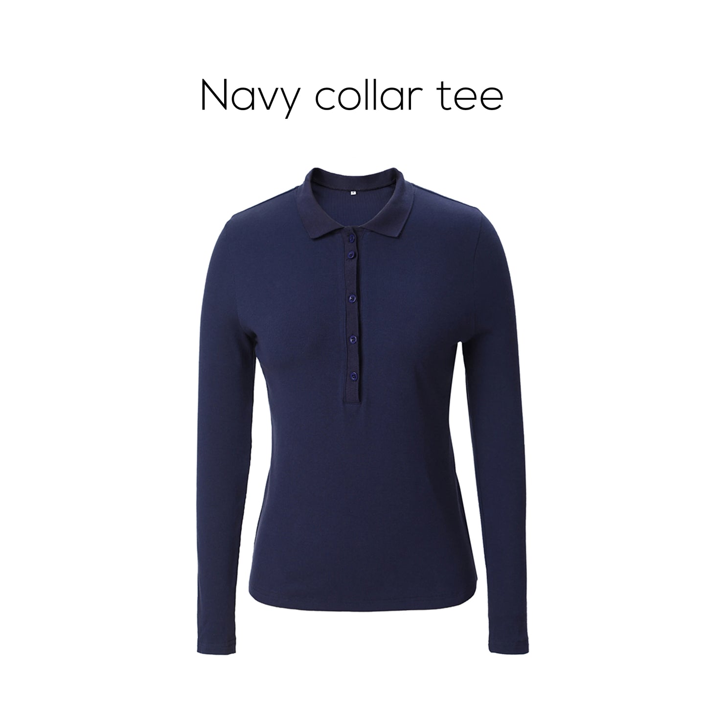 AP 2025 Spring/Summer Women Turn-Down Collar Tee & Cotton Blend Skirt Set