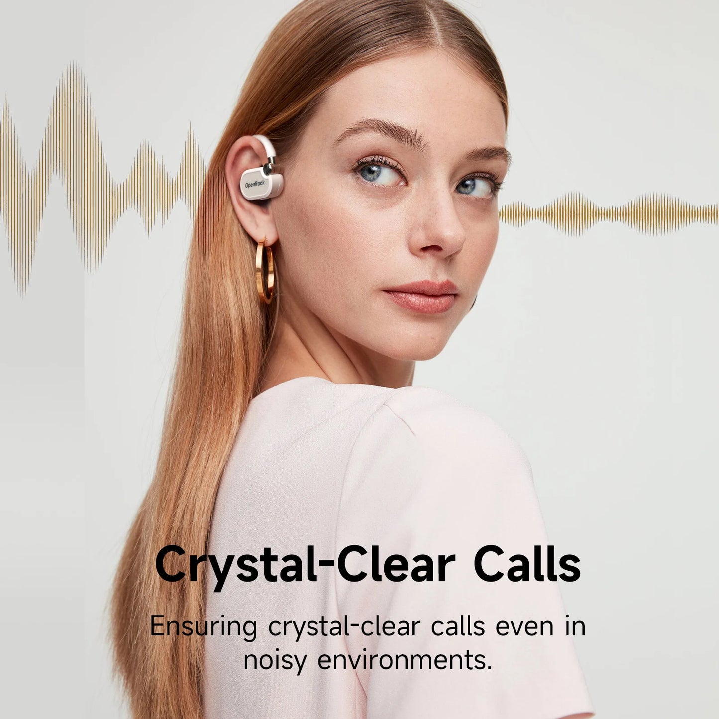 Oneodio OpenRock X Open Ear Headphones Bluetooth 5.3 Wireless Earphones OWS Air Conduction Sports Earbuds With 4 ENC Mic APP 48h