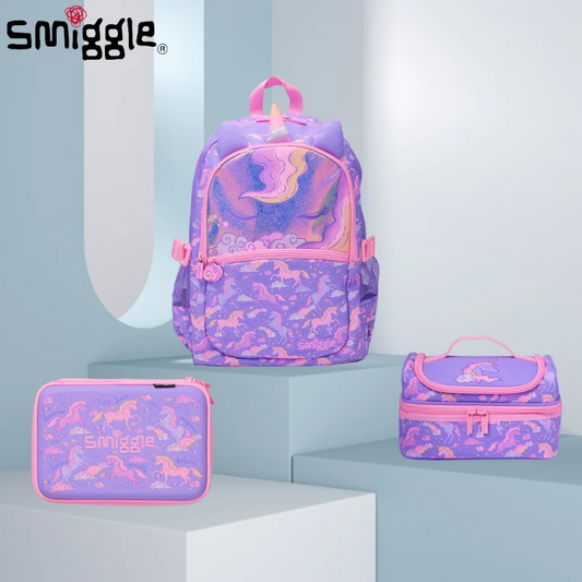Genuine Australia Smiggle Backpack Cartoon Series Children School Bag Anime Backpack Student Gift Separate Purchases