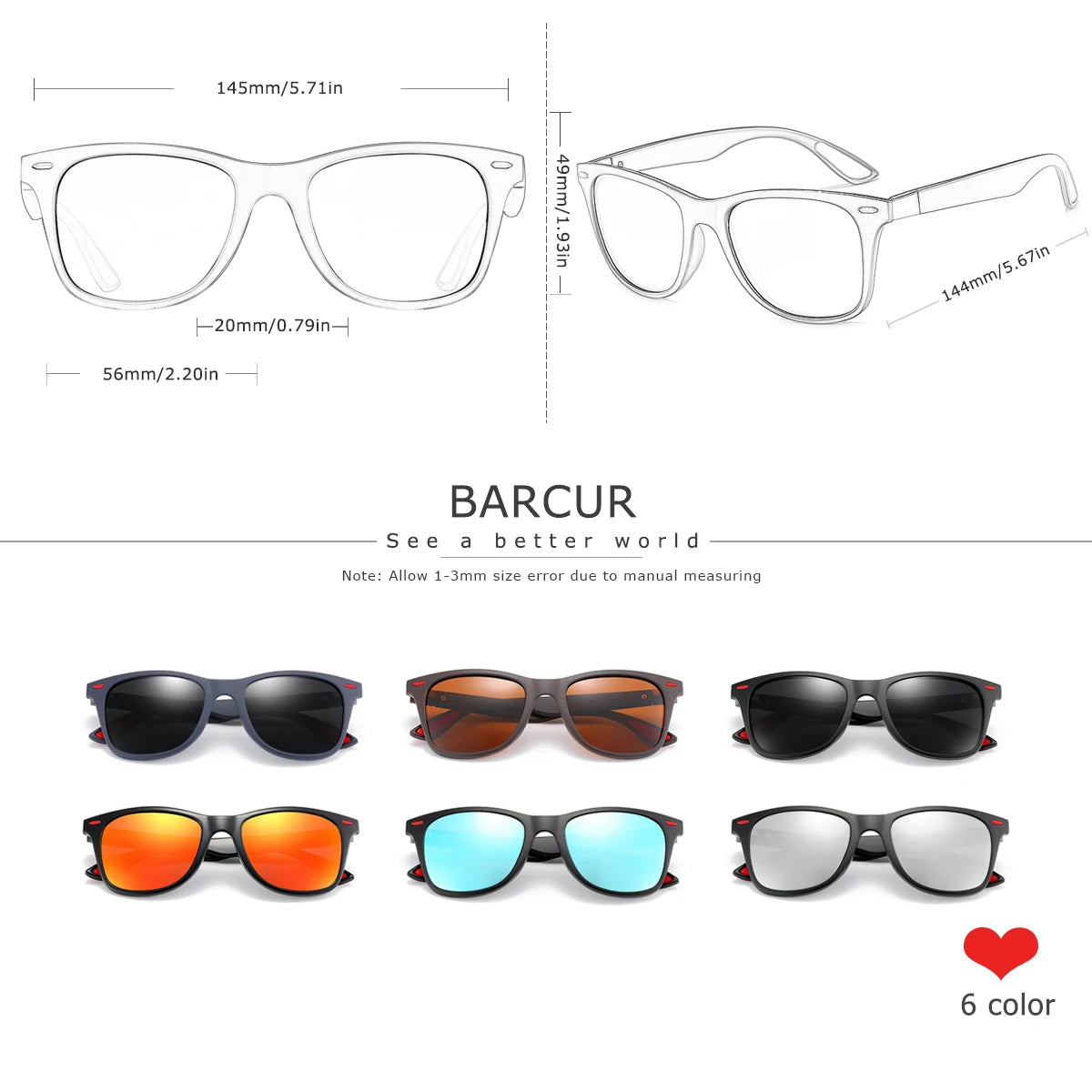 BARCUR Sports Simple Cool Men Sunglasses Anti-Skid Integrated PC Elliptical Frame Sports Style Men And Women Sunglasses