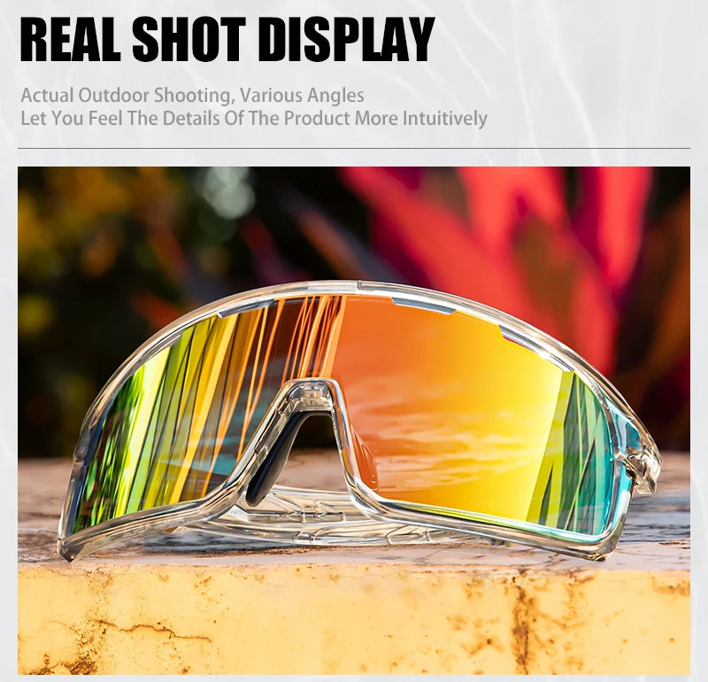 SCVCN Hot MTB Bicycle Photochromic Sunglasses Men Outdoor Sports Cycling Glasses Women Driving Bike Eyewear UV400 Hiking Goggles